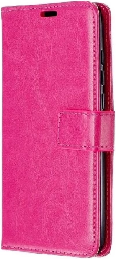 LuxeBass Hoesje geschikt voor Samsung Galaxy A20s Hoesje Bookcase Roze - telefoonhoes - gsm hoes - telefoonhoesjes