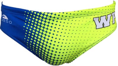 Turbo New Wp Zwemslip Geel,Blauw 4XL Man