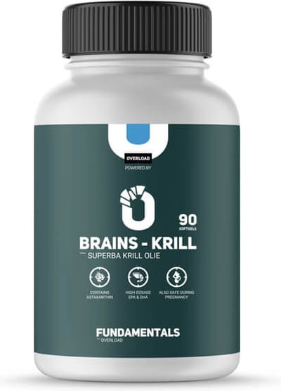 Fundamentals Omega 3 - Brains Krill Olie - Zuiver - Visolie - 90 softgels