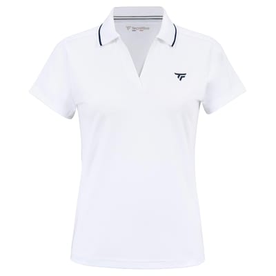 Tecnifibre Team Tech Korte Mouw Poloshirt Wit XS Vrouw