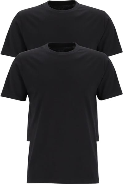 CECEBA Maverick American Heren T-shirt - 2-pack - ronde hals - Zwart