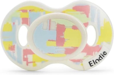 Elodie Fopspeen - Fopspeen 3 md+ - Silicone speen - Pastel Braids