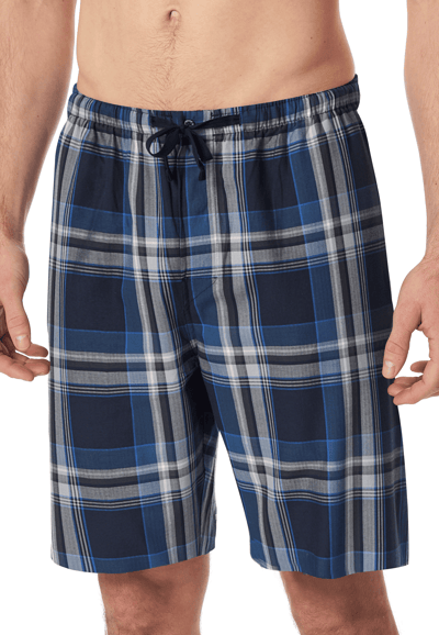 Korte bermuda van geweven stof met veelkleurig geruit patroon - Mix+ Relax 56