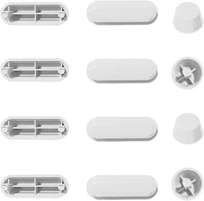 12 Stuks Rubber Toiletzitting Buffer voor Geluidsisolatie en Stabiliteit, Reserveonderdelen voor Toiletten