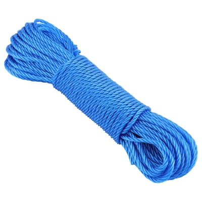 20m Nylon Touw Lijnen Koord Waslijn Tuin Kamperen Buiten blue blue
