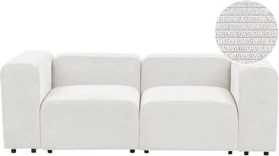 FALSTERBO - Modulaire tweezitsbank - Gebroken wit - Corduroy