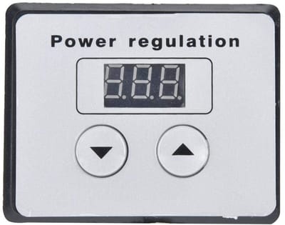 OmGoods - Dailygoody - Voltage Regulator - Dimming Thermostat - 10.000W Vermogen - Zwart/Grijs - Speed Controller - Ideaal voor Elektrische Motoren - 220V