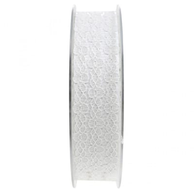 Decoratief lint met kant, bloemen geschenklint, huwelijksdecoratie lic