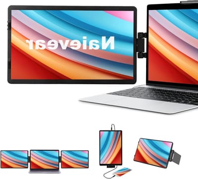 Draagbare Monitor - Extern Scherm - Productief Werken - Plug and Play - 141 inch - Zwart