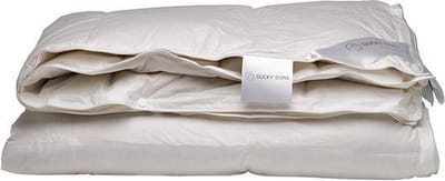 D'Orveige - Dons - 4-seizoenen dekbed - Wit - 1-persoons - 140x220 cm - Wit