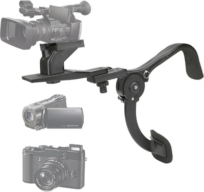 Dailygoods- Schouder Rig - Camera Bevestiging voor Professionele Video - Schoudervullingen - Lichtgewicht - Stabilisator - Verstelbaar
