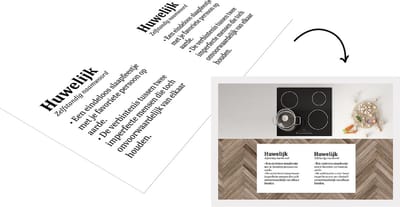 Keukenloper - Loper keuken - Trouwen - 'Huwelijk' - Spreuken - Quotes - 120x60 cm - Keukenloper vinyl