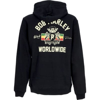 Heritage Hoodie X Bob Marley zwarte herenhoodie