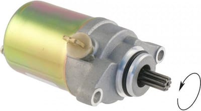 rms starter voor aprilia 100 scarabeo scooter yamaha 2000-2000 motor ap8510653 / 132.15618 nieuw