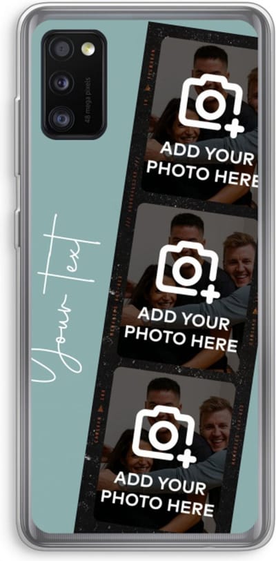 Gepersonaliseerd - Case Company® - Hoesje geschikt voor Samsung Galaxy A41 hoesje - Filmrol N°1 - Soft Cover Telefoonhoesje - Bescherming aan alle Kanten en Schermrand