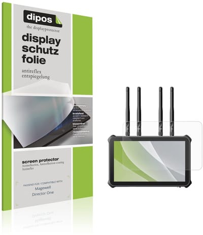 dipos – 2x Matte Beschermfolie geschikt voor Magewell Director One | Krasbestendige & antireflecterende Screenprotector Ultra-Thin