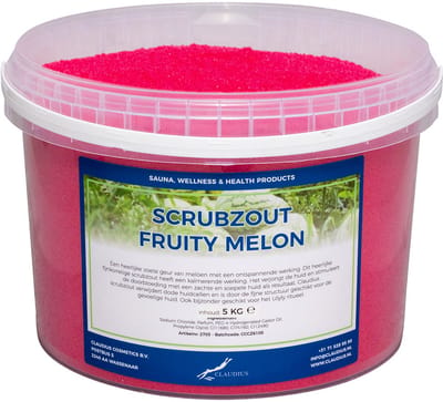 Scrubzout Fruity Melon 5 KG - Hydraterende Lichaamsscrub