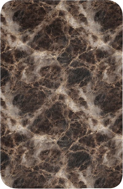 WC mat 40x60 cm - Antislip - Bruin - Goud - Marmer - Toiletmat - Vloermat - Douchemat - Toilet tapijt - Toiletmatten