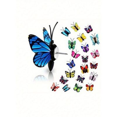 10 Stuks Vlinder Duimnagels, Decoratieve Duimnagels, Vlinder Duimnagels, Fotowand Kurk Gekleurde Leuke Duimnagels Terug Naar School 10pcs veelkleurig