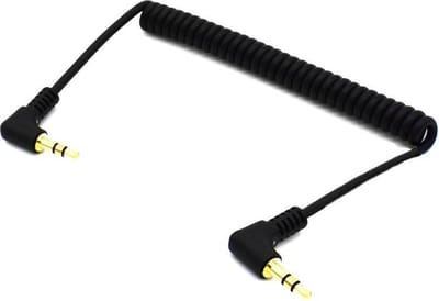 DrPhone AUX10 - Aux 3.5mm naar Aux 3.5mm Haaks - M/M uittrekbare kabel - Auto - Smartphone - Stereo - Tablet - Desktop PC