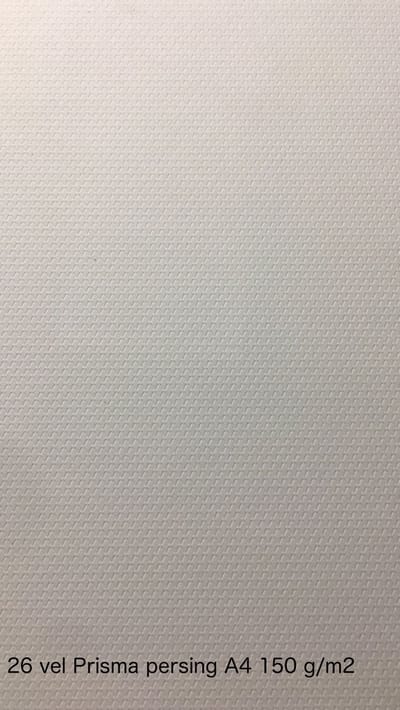 Favini® – 30 vel Prisma Persing Papier – A4 – Hoogwit – Cardstock - 150 g/m² – Enkelzijdig Geperst – Embossed Structuur – Zuurvrij Zwaar Papier