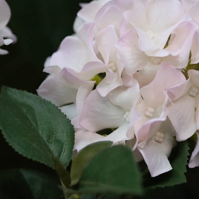 Hortensia Kunstplant in pot 65cm Wit