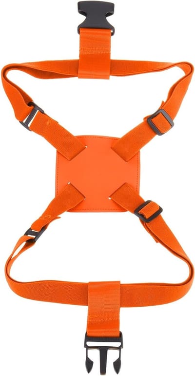 Verstelbare Hoge Elastische Bagageriemen voor Koffers en Handtassen, Bungee Riemen met Gespen in Oranje voor Extra Beveiliging