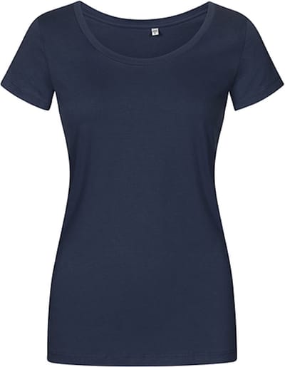 Promodoro Women´s Deep Scoop T-Shirt XO1545 - French Navy - 3XL