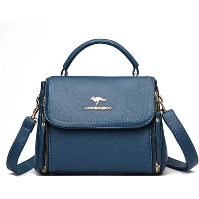 Nieuwe Zacht Leer Franse Schoudertas Dames Draagtas Modieus Temperament Grote Capaciteit Crossbody Tas gray