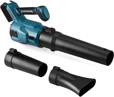 Snoerloze blazer - Luchtblazer Tuin - Tuin reinigen - Borstelloze motor - 3 versnellingen - Zwart