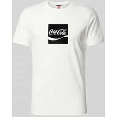 T-shirt met labelprint