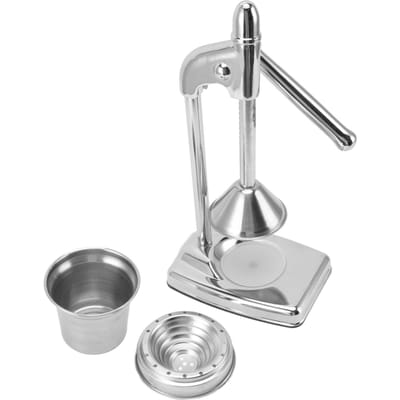 Handmatige Sinaasappelpers 304 Roestvrij Staal Voedselkwaliteit Minimalistisch Compact Ergonomisch Rubberen Handvat white