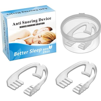 Mondbeschermers voor tandenknarsen Tandheelkundige nachtbeschermer voor bruxisme Balde snurken Slaaphulpmiddel 3pcs