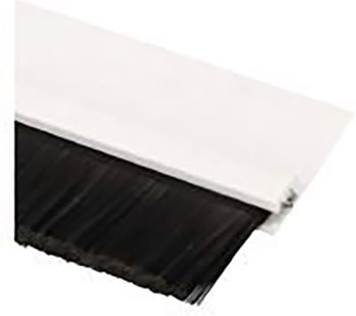 Zelfklevend Tochtprofiel Binnendeur met Borstel - Wit - 42mm x 1m - Tochtstrip