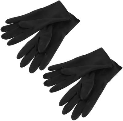 Allecto - Kappershandschoenen - Herbruikbare waterdichte rubberen handschoenen - Maat S - Haarverf en haarstyling - Geschikt voor salon en thuisgeb...