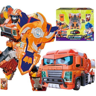 Nieuwe metalen Cardbot transformeerbare auto naar robot actiefiguur BLAUWE AGENT met kaarttransformatie robot speelgoed voor kinderen cadeau No Color Box