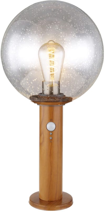 Globo vloerlamp Ossy - naturel - luminium - 25 cm - Ingebouwde LED-module en E27 fitting - 31862WS