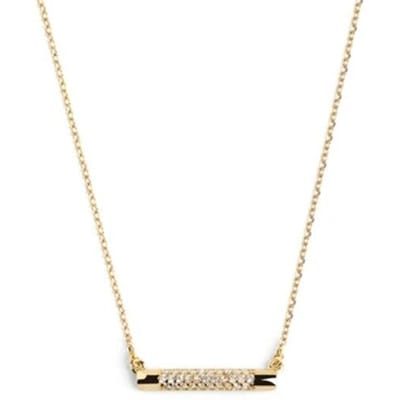 Collier à une rangée de diamants incrustés pour femme, bijoux en argent sterling 925, pendentif charmant, chaîne ras du cou 18 carats. beige