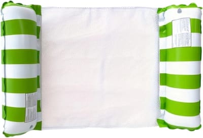 Nivard Luxe Waterhangmat - Luchtbed Zwembad - Luchtmatras Opblaasbaar - Water Hangmat - Aqua Lounge - Groen