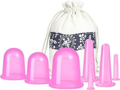Cupping Therapiesets 7-delige siliconen set voor anti-cellulitis en ontspannende massages