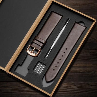 12 14 15 16 17 18 19 20 21 22mm Echt leren horlogebandje Zwart Bruin Ultradun Zacht Effen Nerf Accessoires Voor Mannen En Vrouwen 20mm black