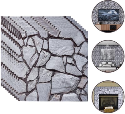 Muurstickers - Zelfklevende Wandpanelen - Tegelsticker - Waterdichte - PVC - 30x30 cm - 20 Stuks