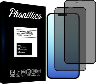 Screenprotector privacy voor iPhone 13 / 13 Pro - 2 stuks Beschermglas Privacy Glas van glazen schermbeschermfolie