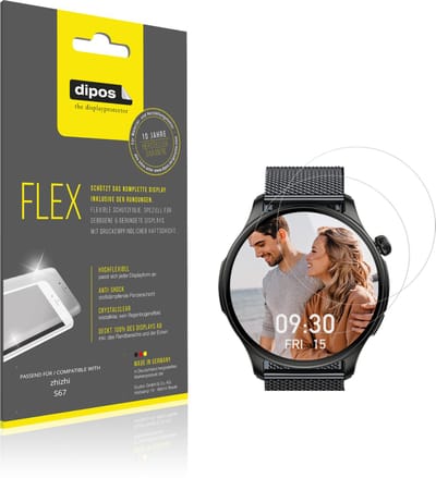 dipos – 2x Beschermfolie geschikt voor zhizhi S67 | 3D Full Cover Screenprotector | 100% Passend