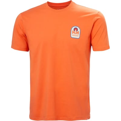 Helly Hansen Massif Graphic T-shirt Met Korte Mouwen Oranje 2XL Man
