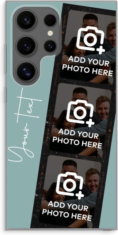 Gepersonaliseerd - Case Company® - Hoesje geschikt voor Samsung Galaxy S24 Ultra hoesje - Filmrol N°1 - Soft Cover Telefoonhoesje - Bescherming aan alle Kanten en Schermrand