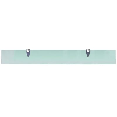vidaXL - Zwevend - schap - 80x10 - cm - 8 - mm - glas