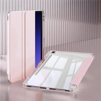Pour Samsung Tab S7 S8 S9 S9FE S10FE 10.9 S11 11“ S10 Plus 12.4 Étui Smart Cover Pour Tab A11 Plus A11 A9 8.7 Plus 11 A8 S6 Lite Tab A11 8.7 inch rose