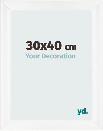 Your Decoration - Fotolijst 30x40 cm - MDF - Wit Mat - Pisa