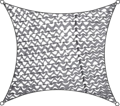 Livin' Outdoor Camouflagenet Polyester Vierkant 3.6m